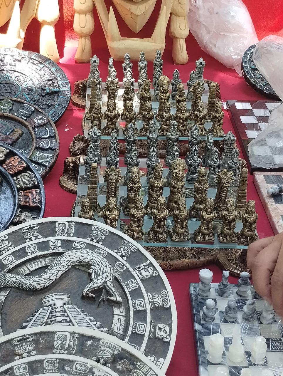 Artesanía maya en Chichén Itzá